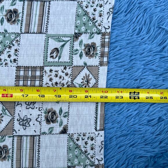 VINTAGE Plaid Floral Button Shirt Size Medium Women’s Cute Basic Elements Y2K - Picture 7 of 9